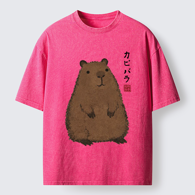Tokyo-Lion World's Chillest Animal Washed T-Shirt