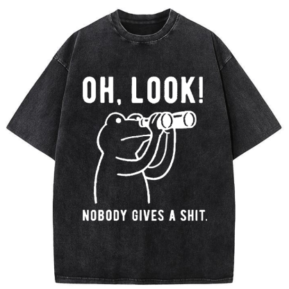 Tokyo-Lion Frog of Indifference Washed T-Shirt