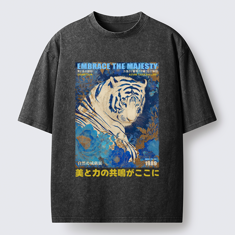Tokyo-Lion The Regal Lion Washed T-Shirt