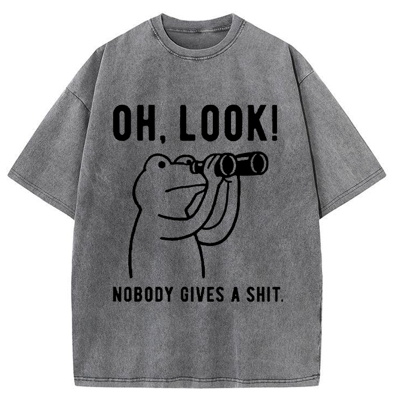 Tokyo-Lion Frog of Indifference Washed T-Shirt