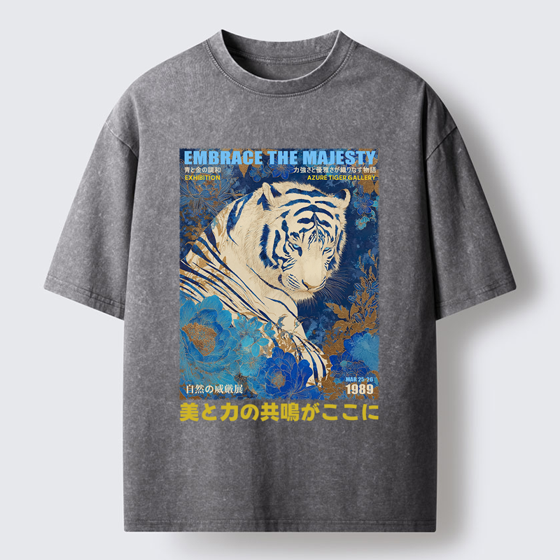 Tokyo-Lion The Regal Lion Washed T-Shirt