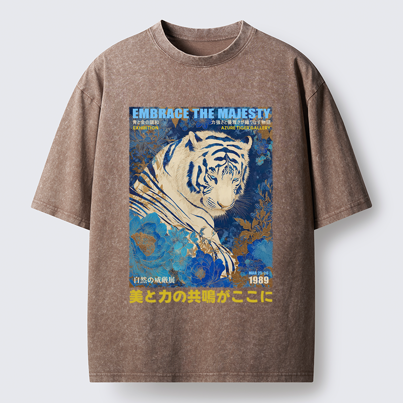 Tokyo-Lion The Regal Lion Washed T-Shirt