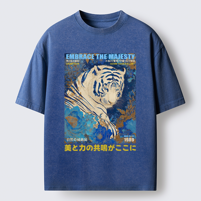 Tokyo-Lion The Regal Lion Washed T-Shirt