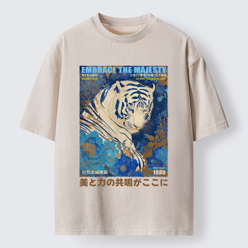 Tokyo-Lion The Regal Lion Washed T-Shirt