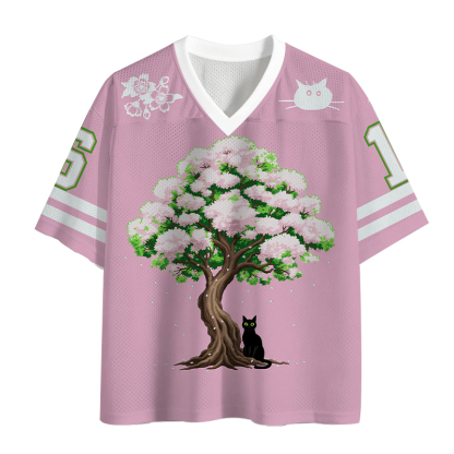 Tokyolion Sakura And Cat Mesh Jersey