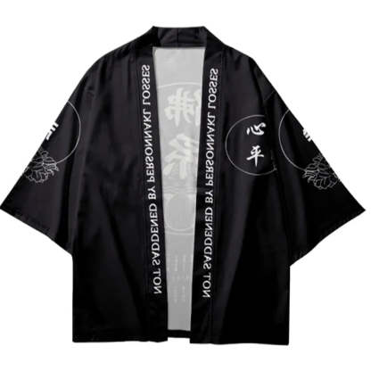 Tokyo-Lion Buddha-like Japanese Kimono Cardigan