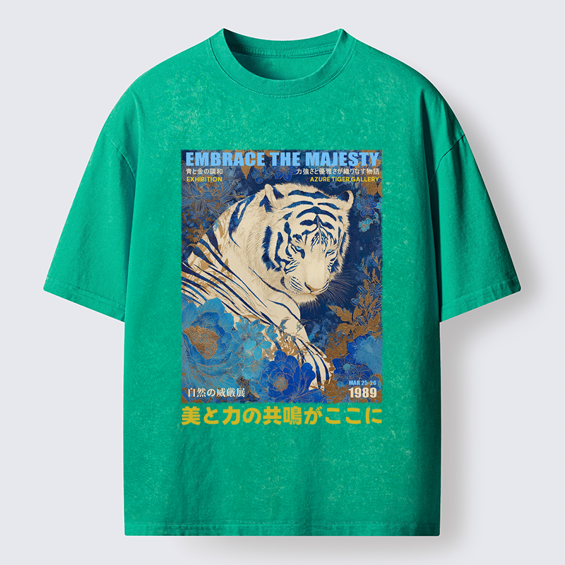 Tokyo-Lion The Regal Lion Washed T-Shirt