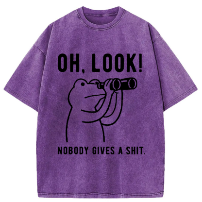 Tokyo-Lion Frog of Indifference Washed T-Shirt