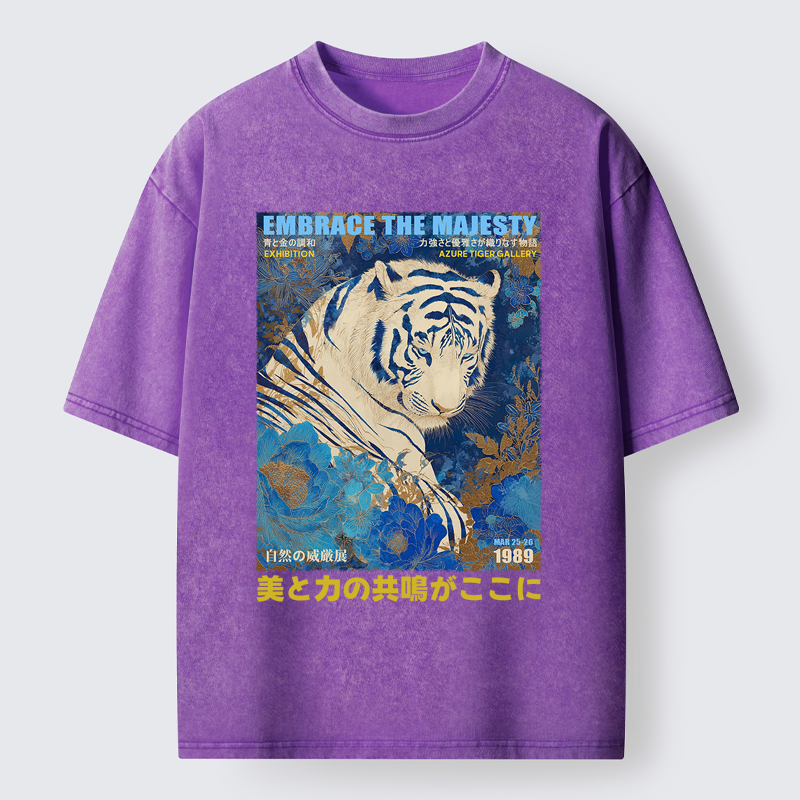 Tokyo-Lion The Regal Lion Washed T-Shirt