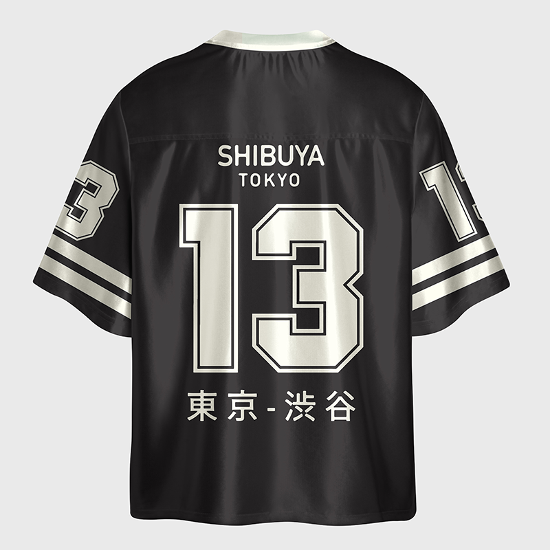 Tokyo-Lion Trip To Tokyo Glossy Oversized Jersey