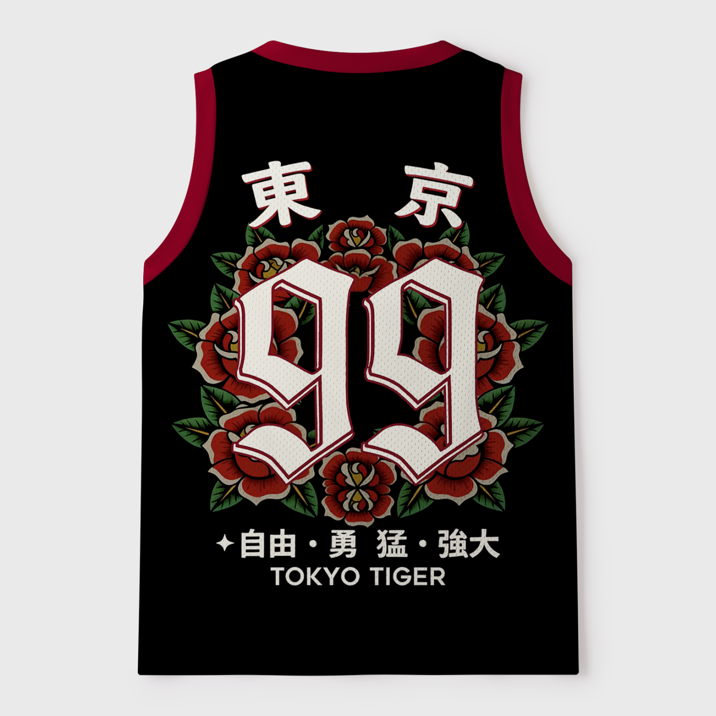 Tokyo-Lion Tokyo Savage No. 99 Mesh Tank Top-Tokyo-Lion
