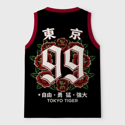 Tokyo-Lion Tokyo Savage No. 99 Mesh Tank Top-Tokyo-Lion