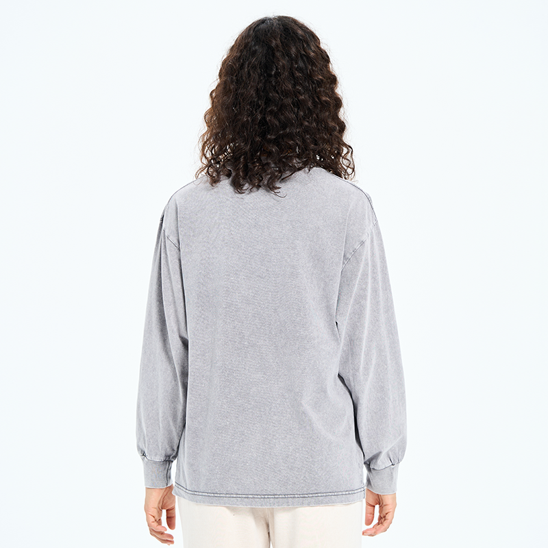 Tokyo-Lion Colorful Capybaras Washed Long Sleeve T-Shirt