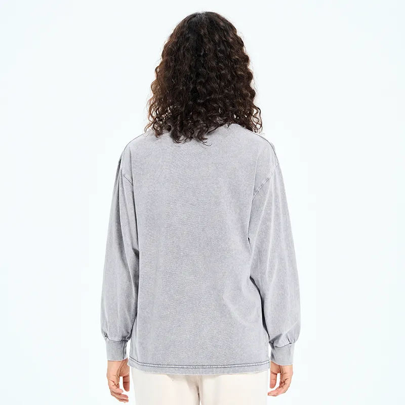 Tokyo-Lion Colorful Capybaras Washed Long Sleeve T-Shirt