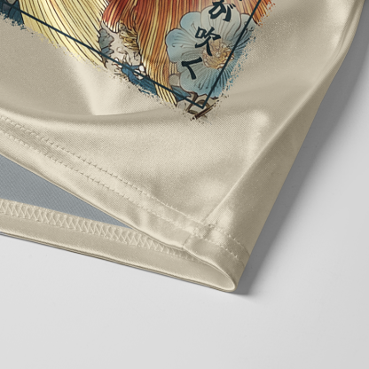 Tokyo-Lion Lucky Koi Cat Glossy Oversized Jersey