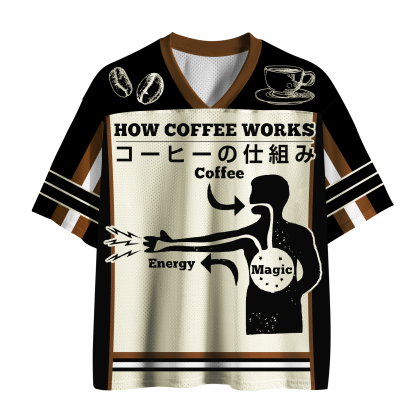 Tokyo-Lion Coffee:Magic&Energy Mesh Jersey