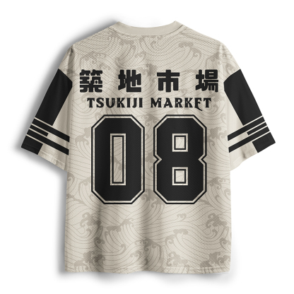 Tokyo-Lion Japanese Tsukiji Market Mesh Jersey