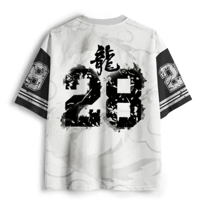 Tokyo-Lion The Ink-Wash Dragon Mesh Jersey-Tokyo-Lion