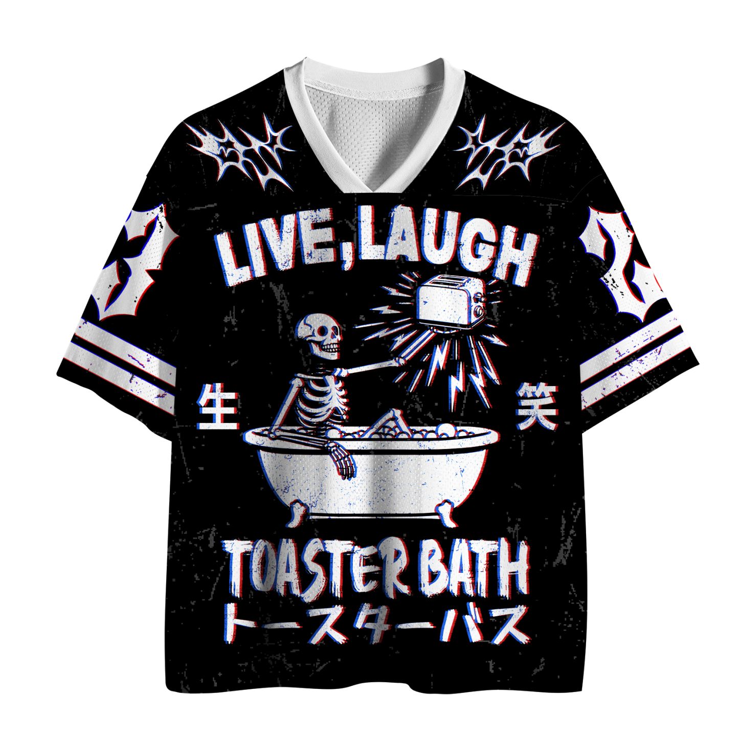 Tokyo-Lion Glitch Live,Laugh,Toast Mesh Jersey
