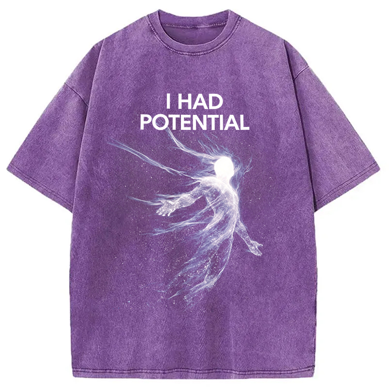 Tokyolion I Had Potential Washed T-Shirt-Tokyo-Lion