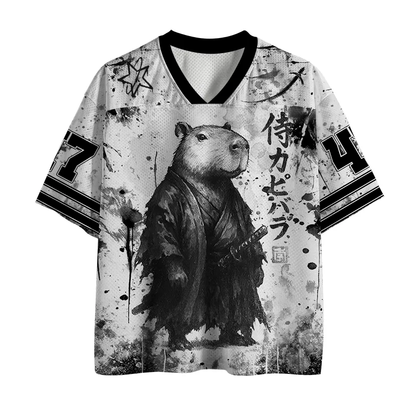 Tokyo-Lion Capybara Samurai Mesh Jersey