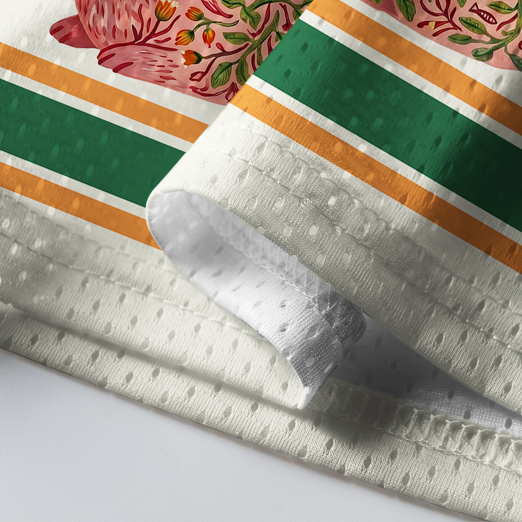 Tokyo-lion Botanical Felines Stacking Mesh Jersey