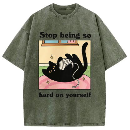 Tokyolion Hard On Yourself Washed T-Shirt-Tokyo-Lion