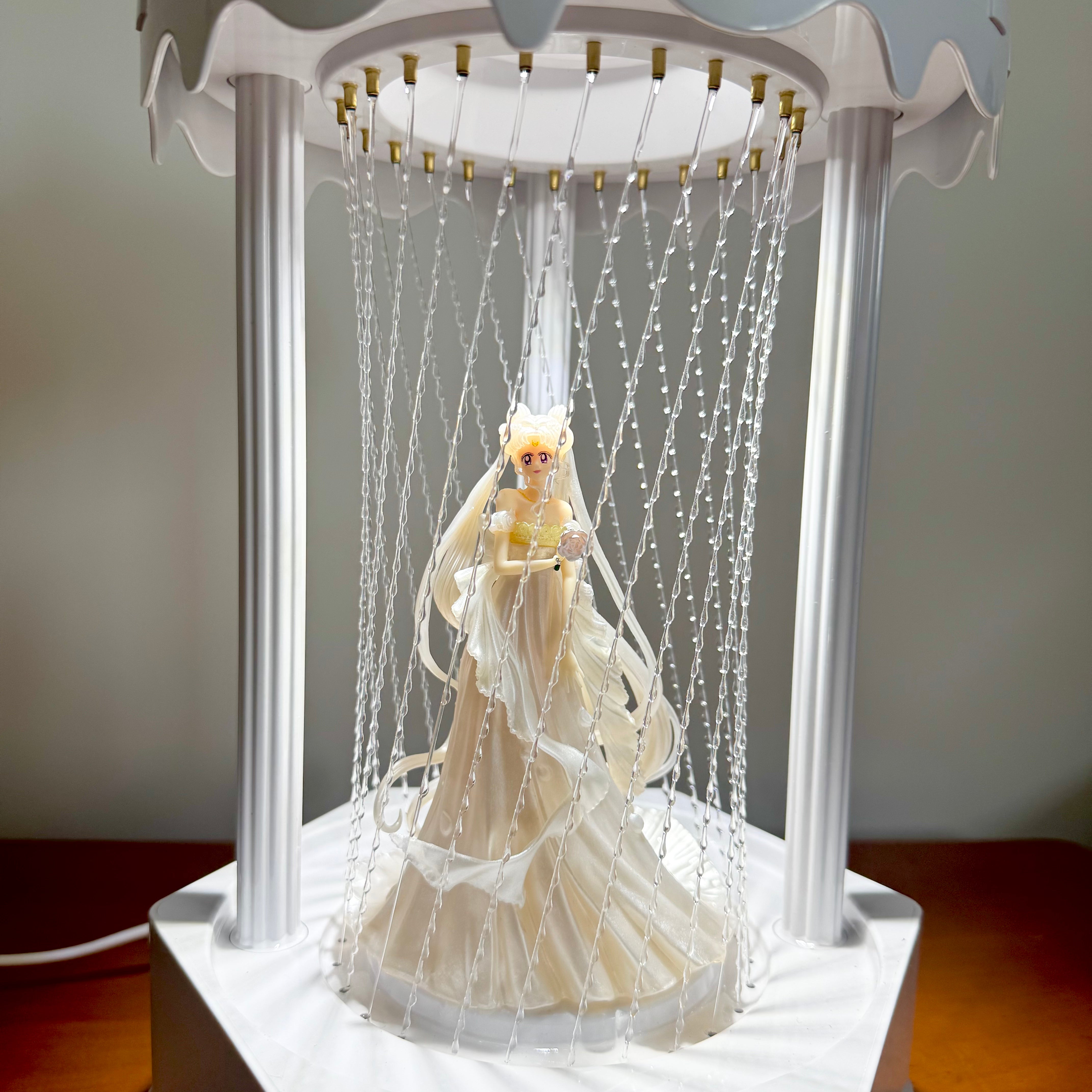 MINI Oil Rain Lamp - Serene Princess，Retro oil rain  lamp for table, suitable for wedding stores and gifts