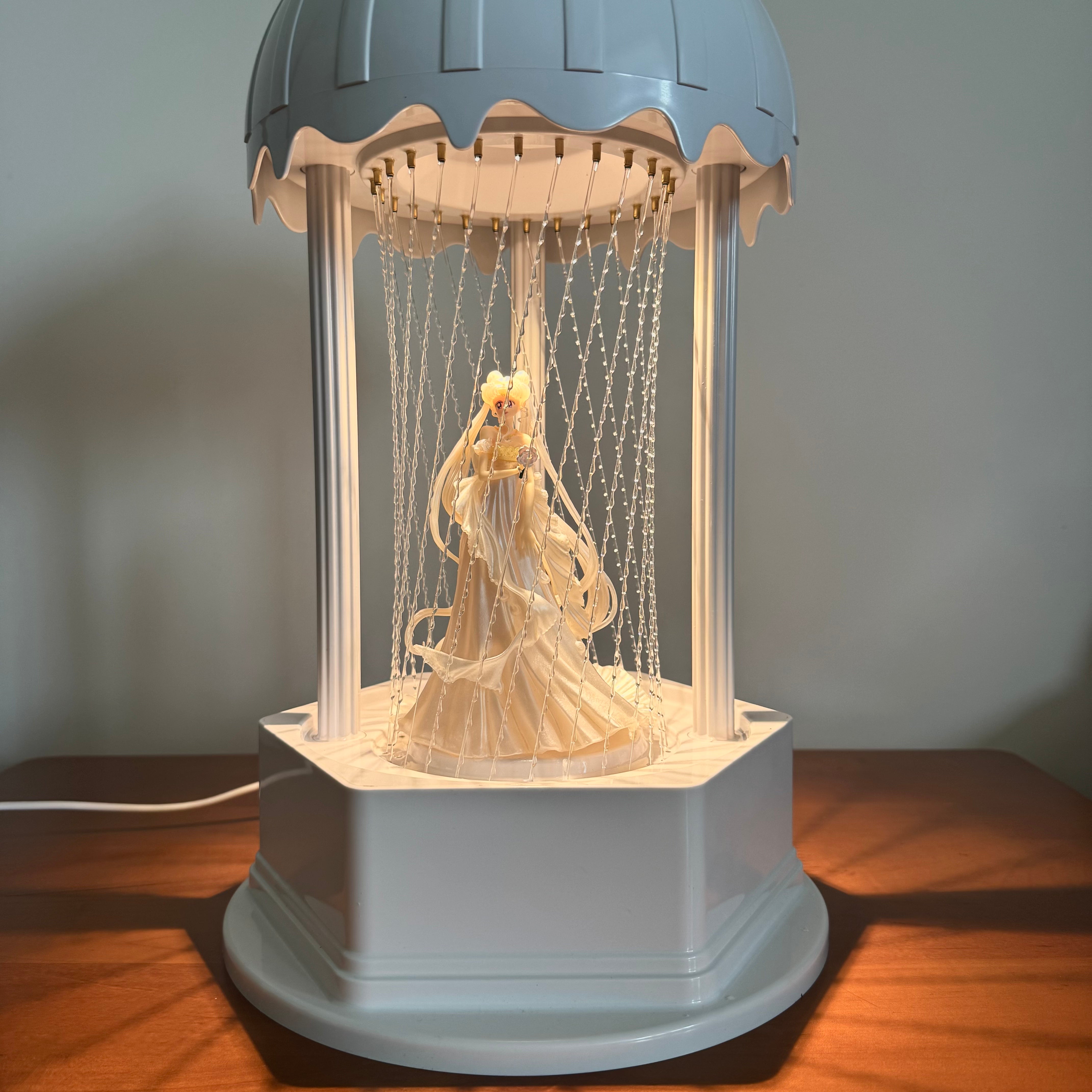 MINI Oil Rain Lamp - Serene Princess，Retro oil rain  lamp for table, suitable for wedding stores and gifts