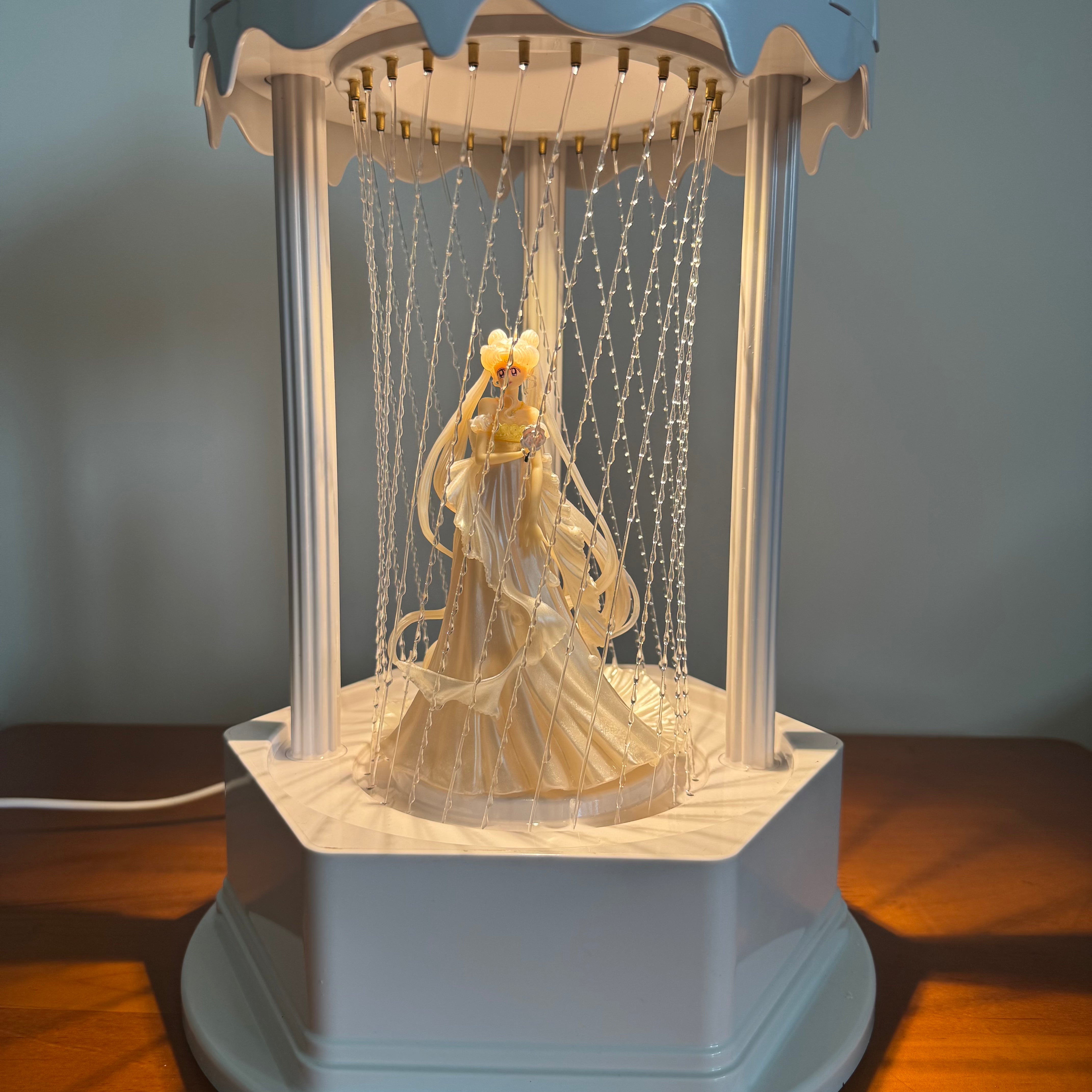 MINI Oil Rain Lamp - Serene Princess，Retro oil rain  lamp for table, suitable for wedding stores and gifts