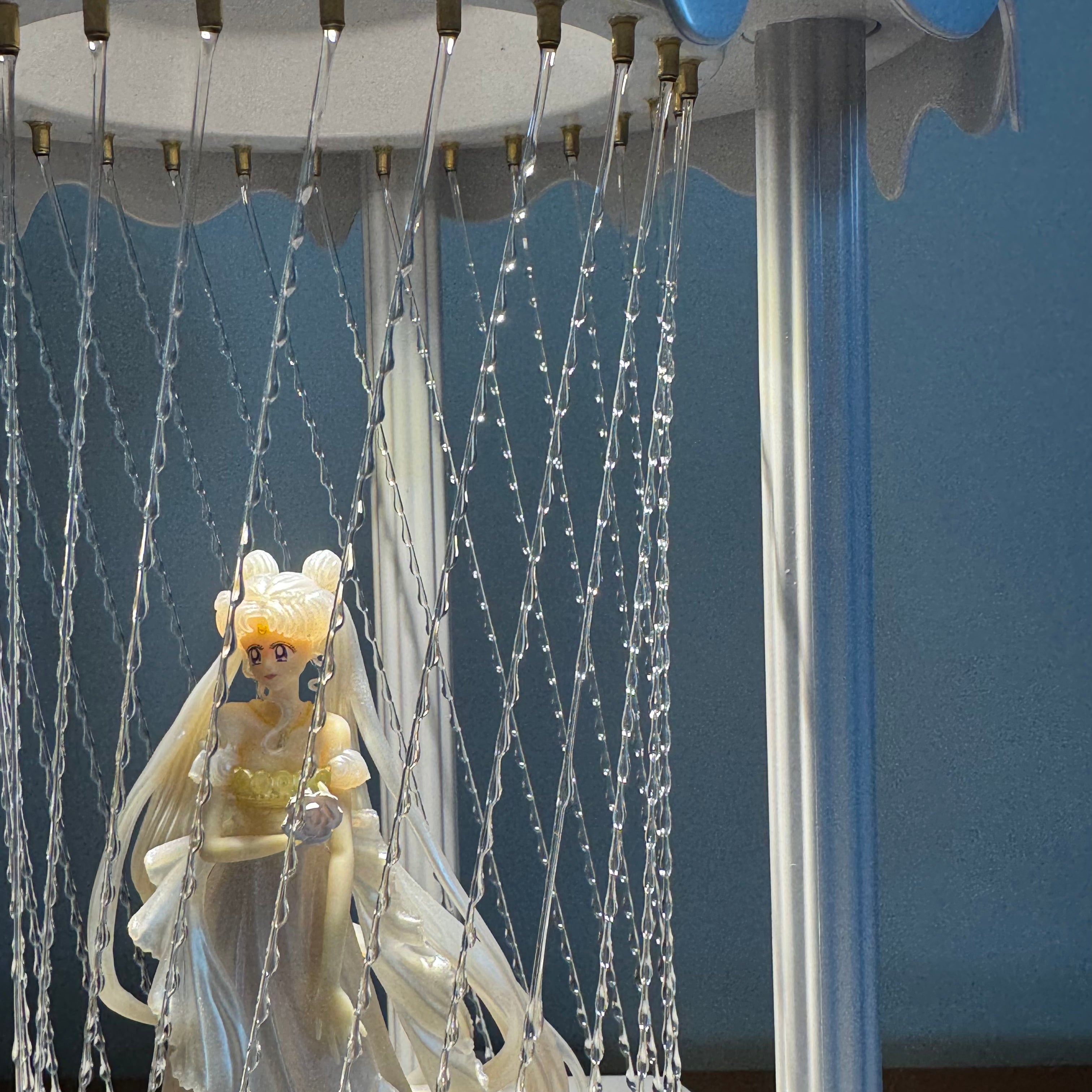 MINI Oil Rain Lamp - Serene Princess，Retro oil rain  lamp for table, suitable for wedding stores and gifts