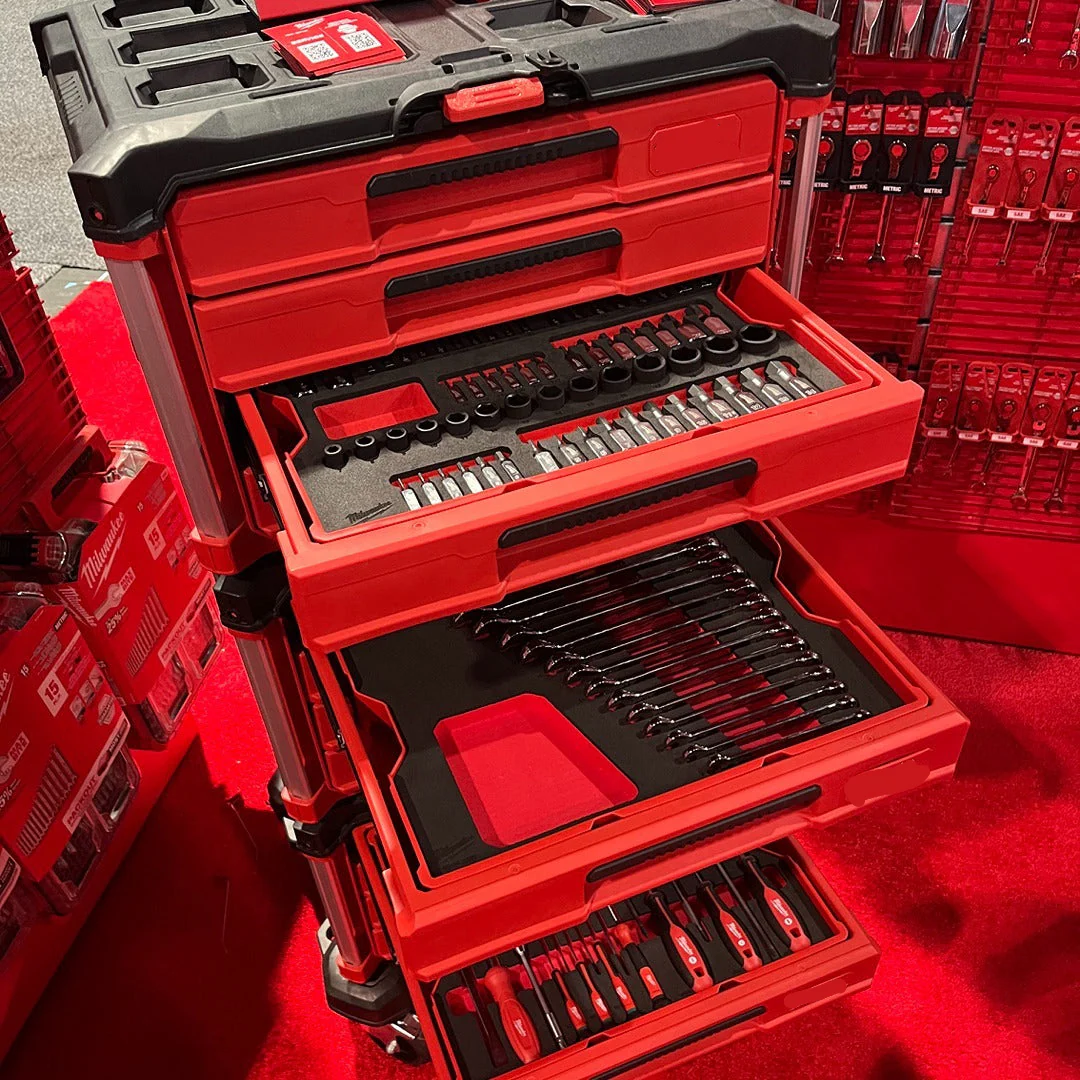 366-Pcs Master Mechanics Hand Tool Set with PACKOUTTM Drawers and Dolly