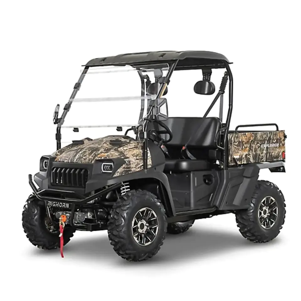 Bighorn Explorer 400 UTV – 4x4 EFI Side by Side with Powerful 4WD, Rugged Design for Off-Road, Farm & Trail Adventures