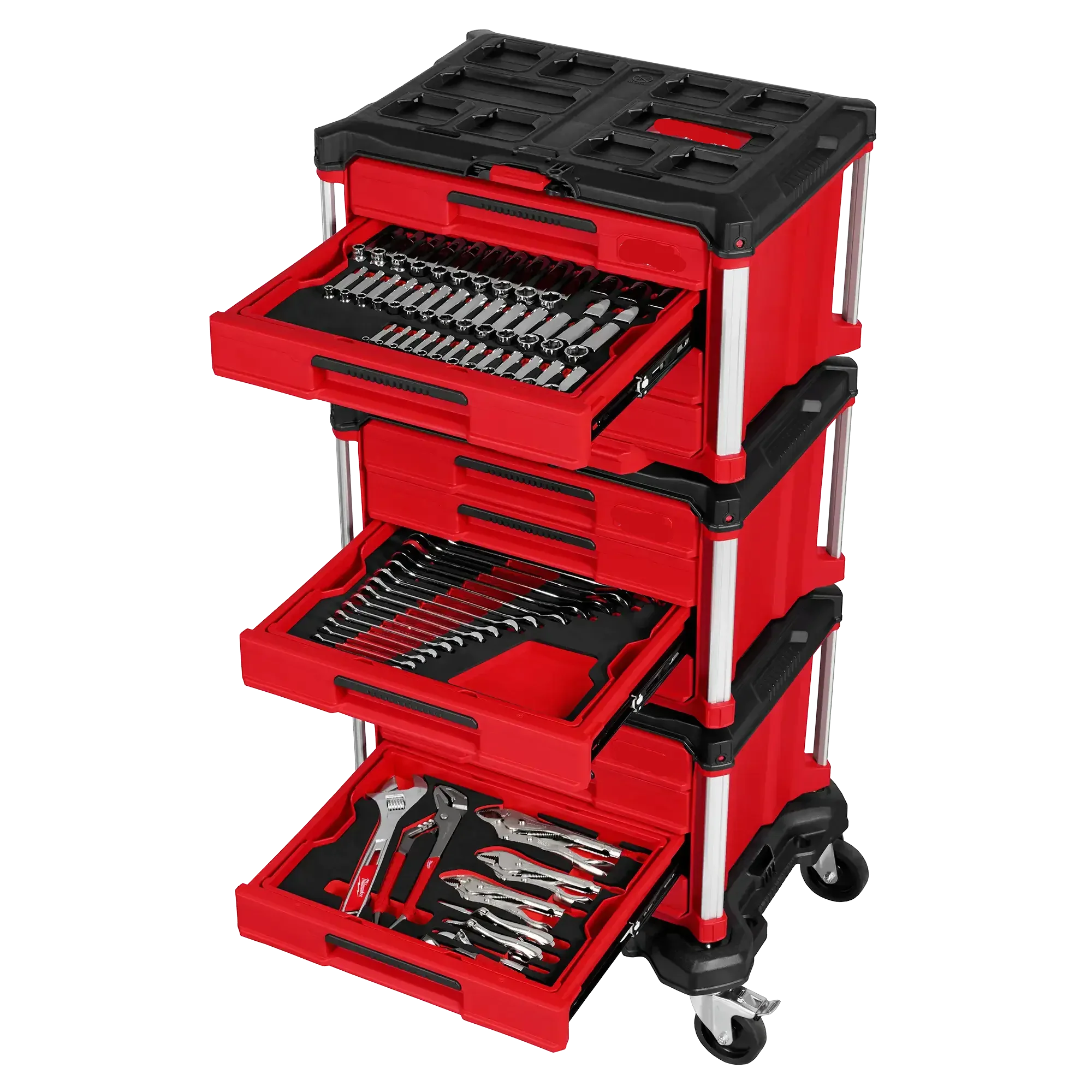 366-Pcs Master Mechanics Hand Tool Set with PACKOUTTM Drawers and Dolly
