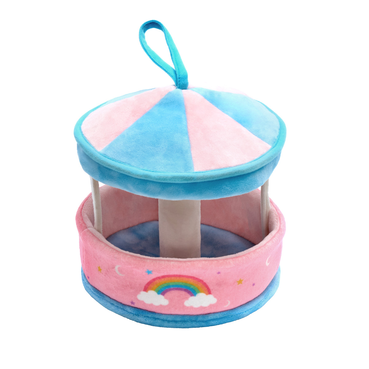 Carousel Plush Toy Set with 4 Unicorns