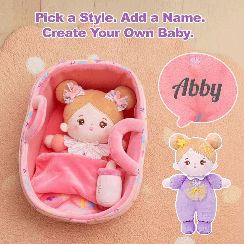 Personalized 10 Inch Plush Baby Doll