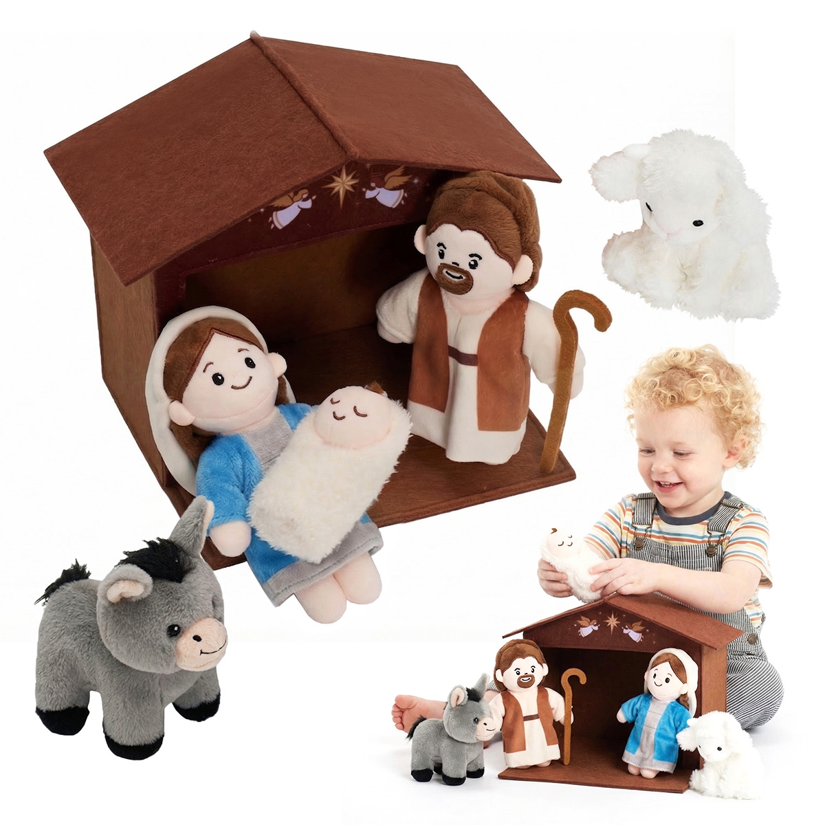 Soft Nativity Playset - Preorder, Ship in April