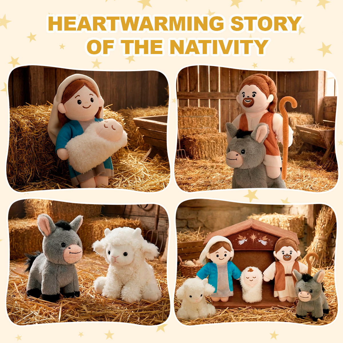 Soft Nativity Playset - Preorder, Ship in April