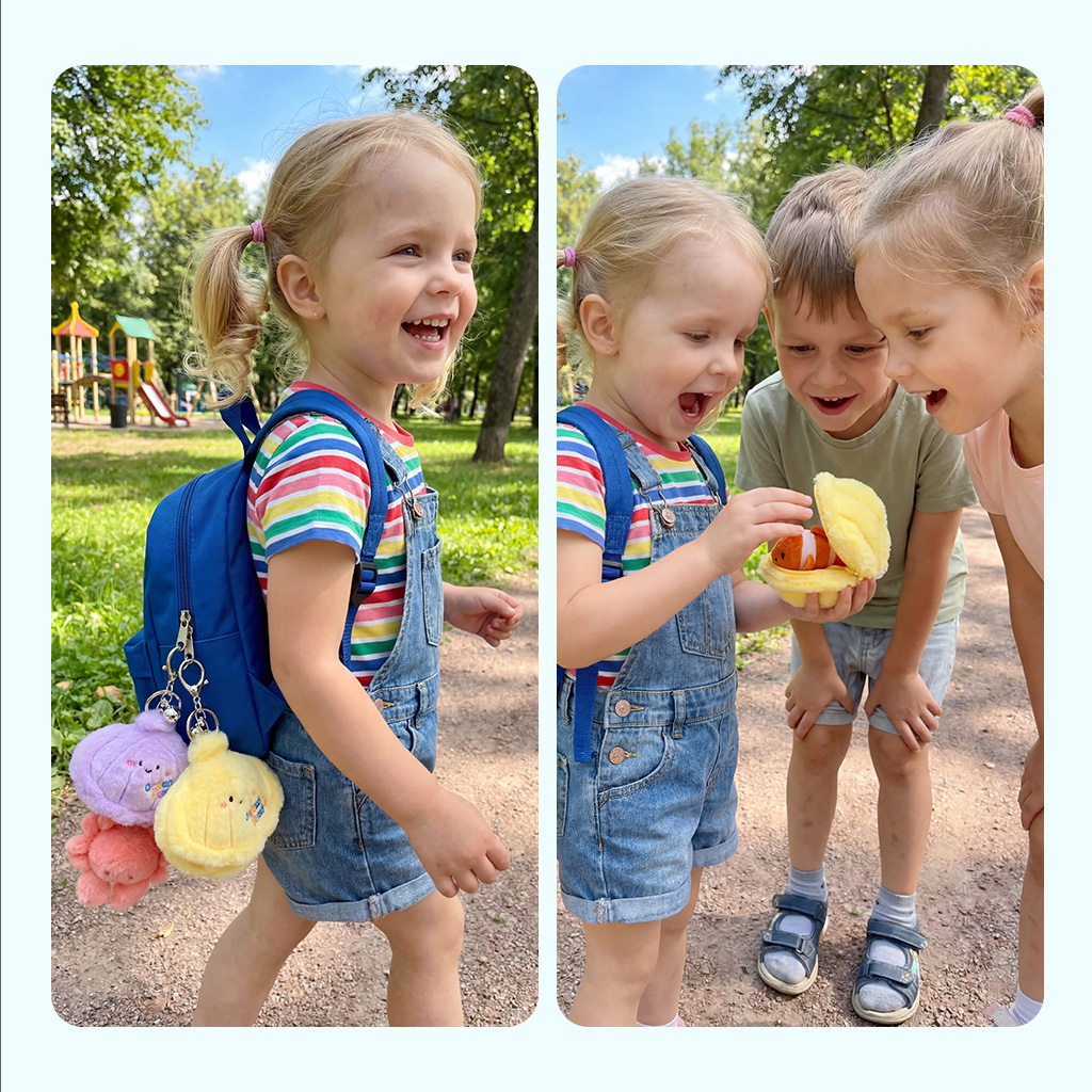 Ocean Buddies Nestled in Oysters