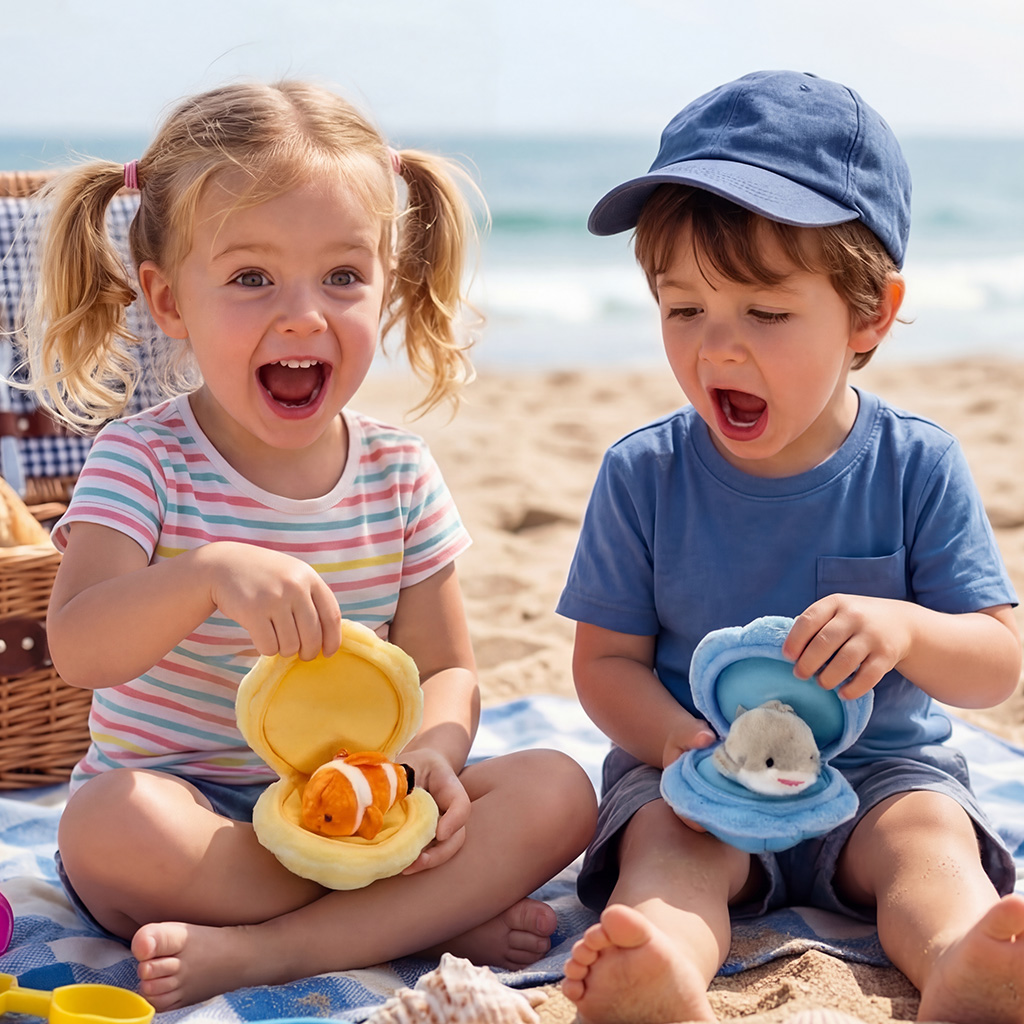 Set of 5 Ocean Buddies with Oyster 