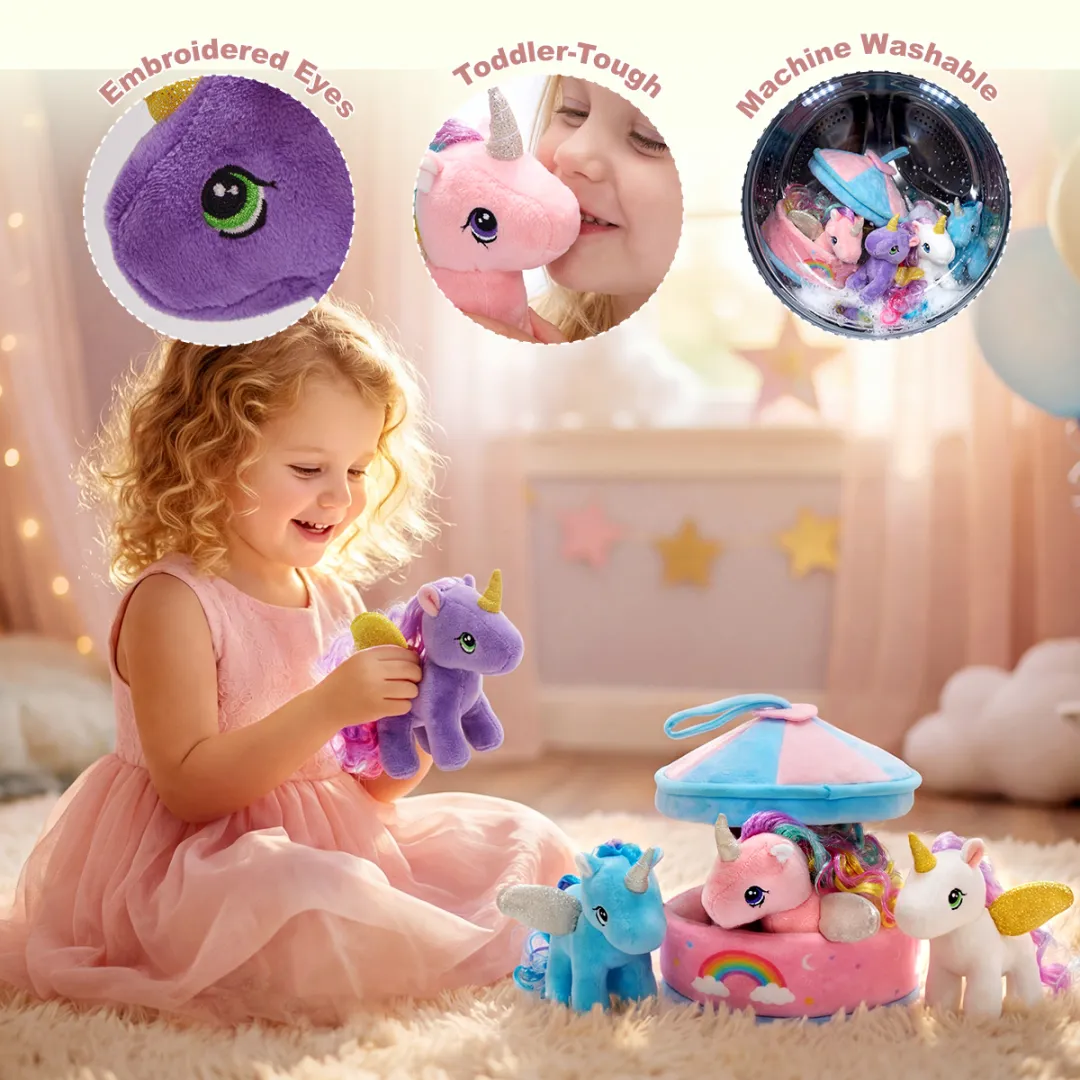 Personalized Soft Plush Playset Sensory Toy Kit - 9 Themes