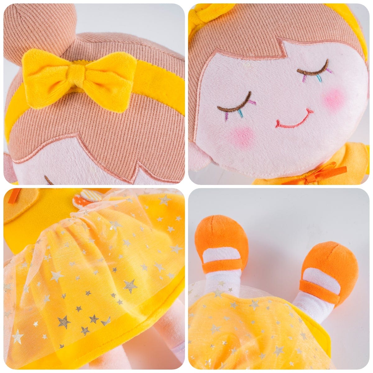 OUOZZZ Personalized Yellow Plush Doll Yellow Iris