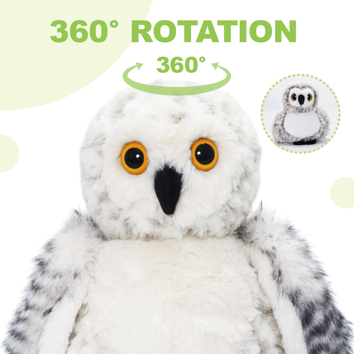 Owl Plush Stuffed Animal with 4 Babies