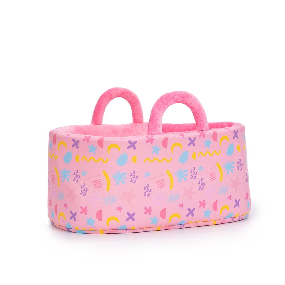 OUOZZZ Petits Accessoires en peluche de Poupée pour Enfants Berceau Rose