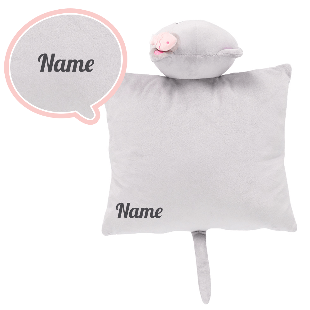 OUOZZZ Personalized Plush Kitten Doll & Pillow & Soothing Towel Gift Set