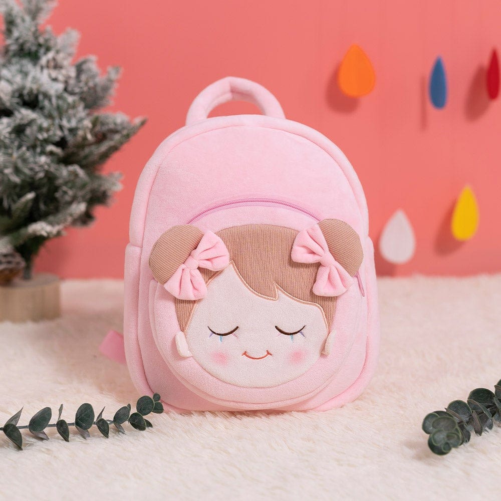 OUOZZZ Personalized IRIS Pink Doll Backpack Pink Backpack