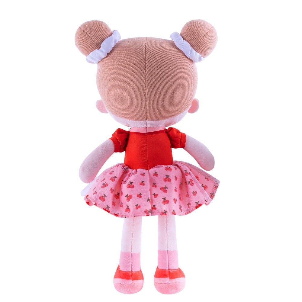 OUOZZZ Personalized Red Cherry Doll