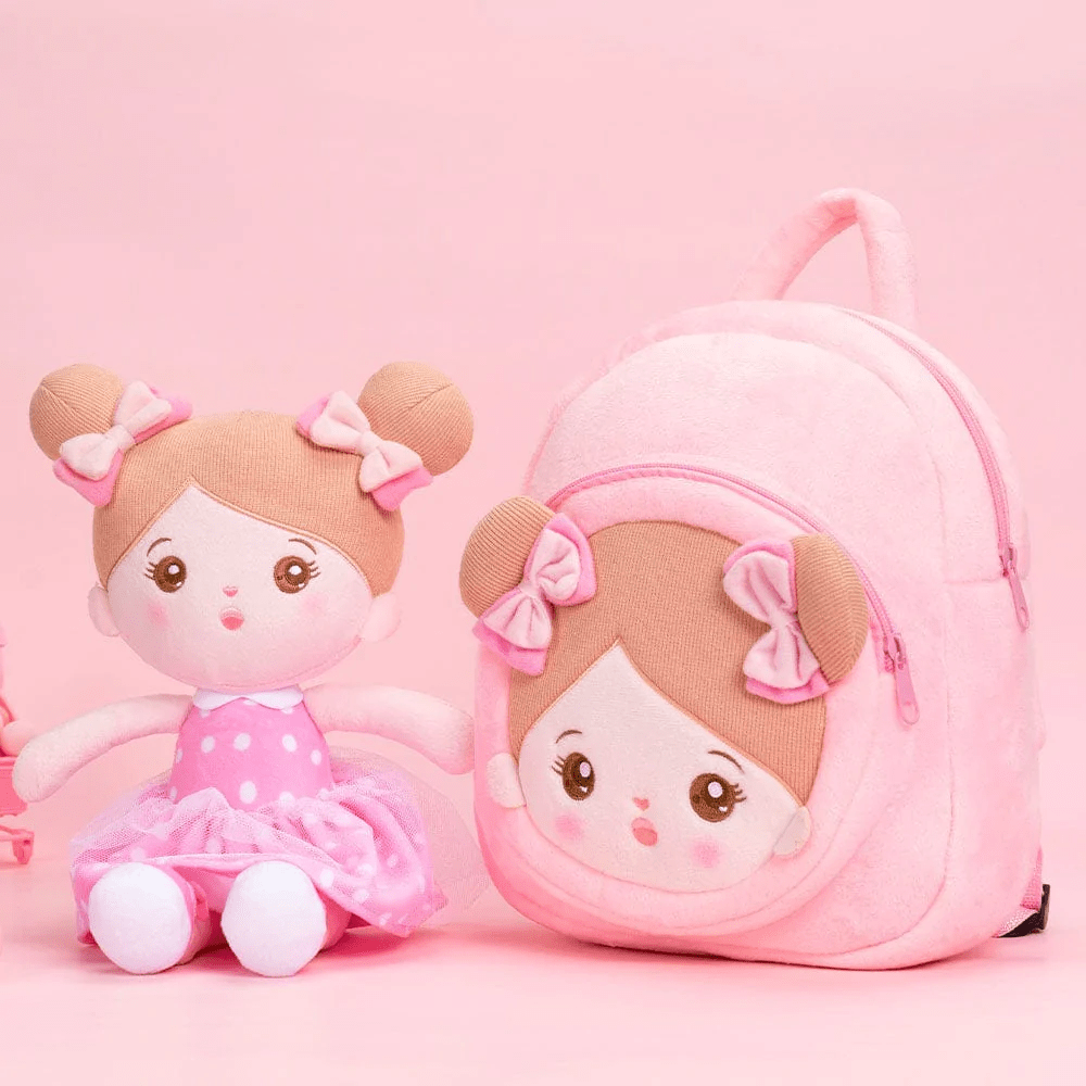 OUOZZZ Personalized Baby Doll + Backpack Combo Gift Set