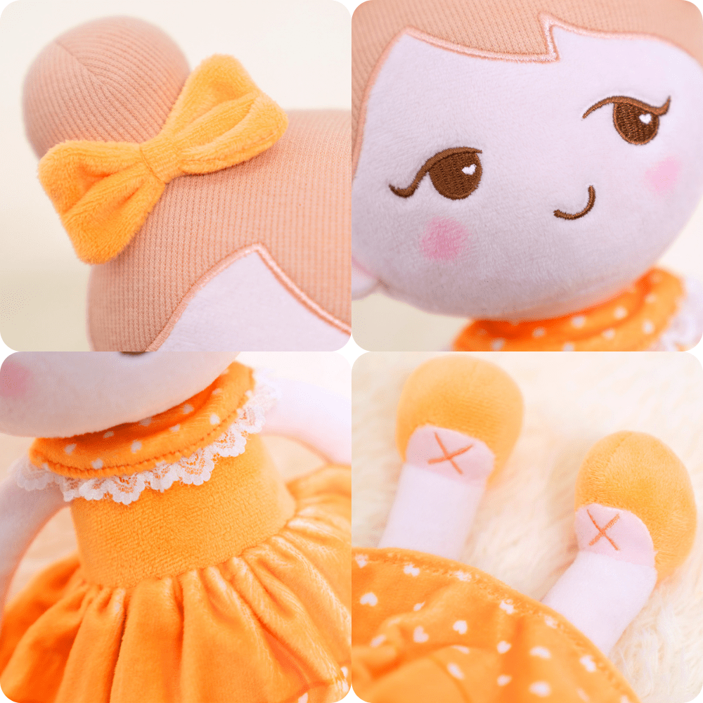 OUOZZZ Personalized Playful Orange Doll