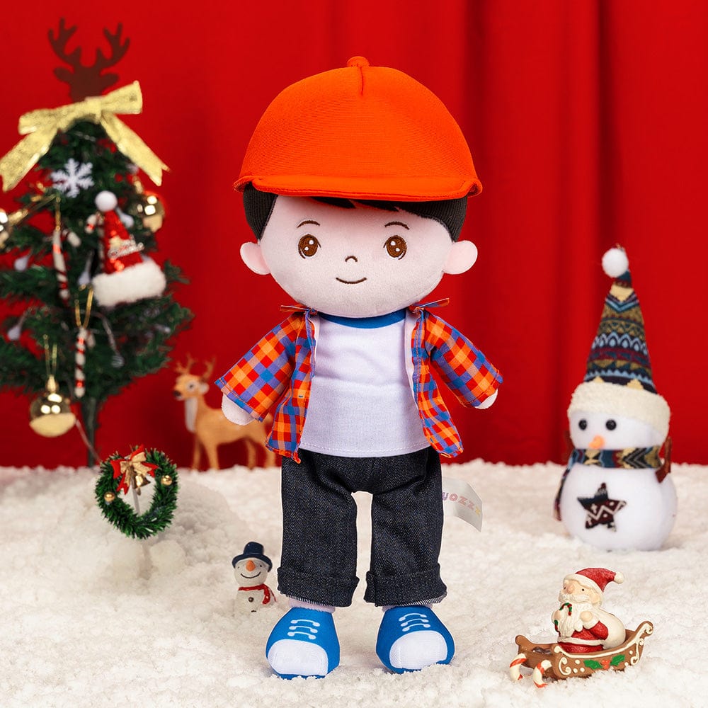 OUOZZZ Christmas Sale - Personalized Doll Baby Gift Set Black Hair Boy Doll